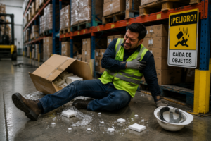 Lesiones Por Caídas de Objetos o Materiales En El Trabajo