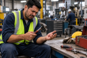 Lesiones Por Accidentes Con Herramientas Manuales En El Trabajo- Causas Y Derechos Del Trabajador